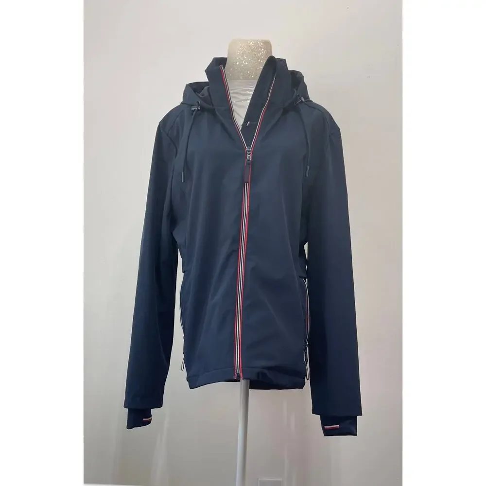 Tommy Hilfiger‎ men's navy blue windbreaker jacket sz XXL timeless preppy